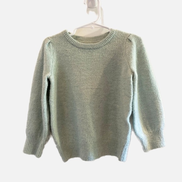 GAP Light Green Kids Crew Neck Sweater - Picture 1 of 3